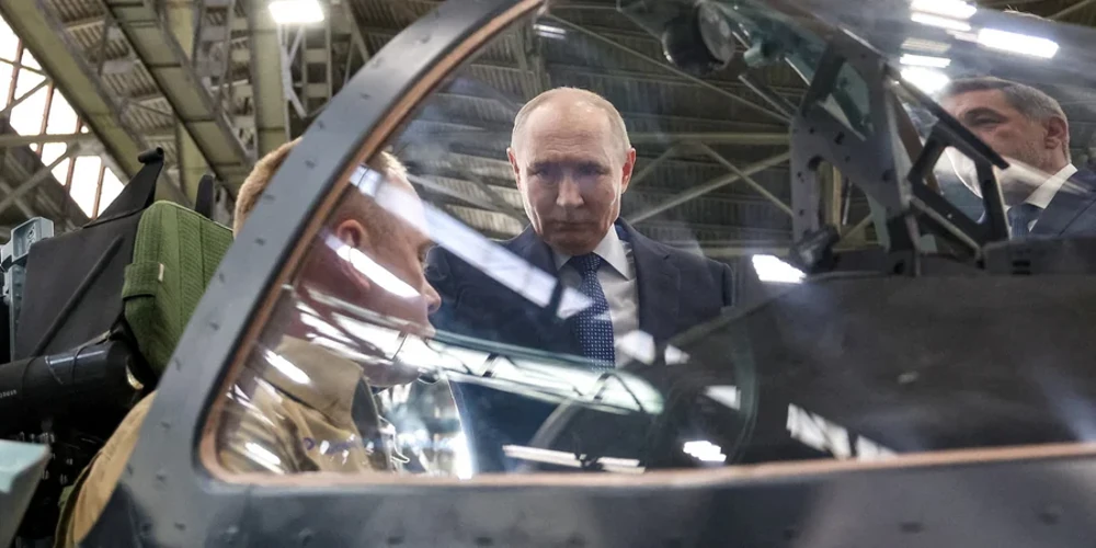Володимир Путін під час публічного заходу