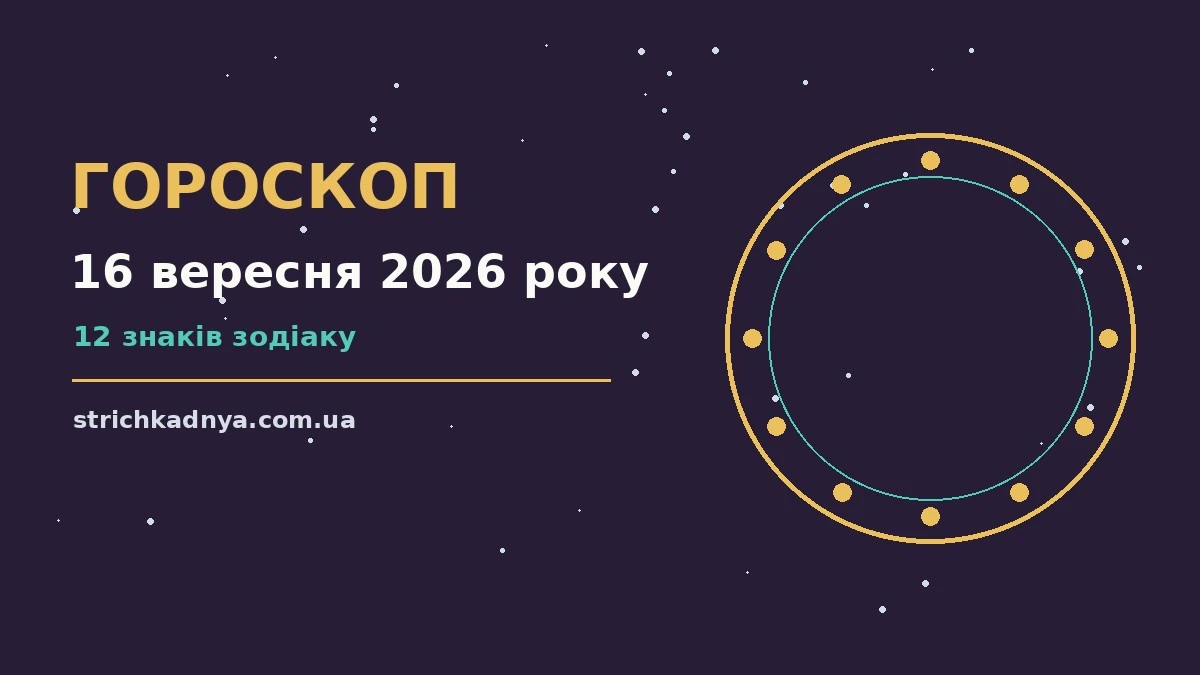 Щоденний гороскоп на 16 вересня 2026 року: практичні поради для роботи, фінансів і стосунків