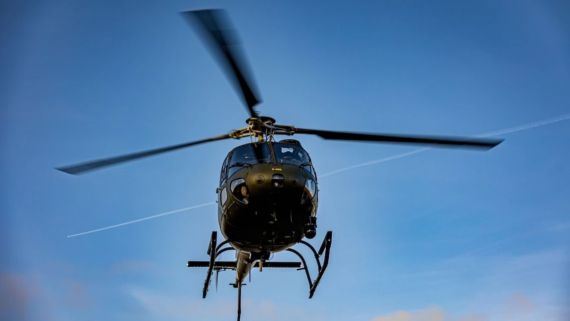 Вертоліт AS-550 Fennec ВПС Данії після інциденту біля Гедсера
