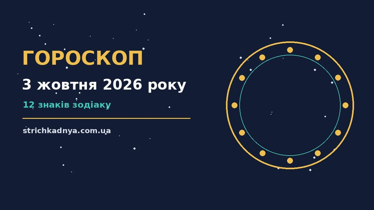 Щоденний гороскоп на 3 жовтня 2026 року, чашка кави та записник