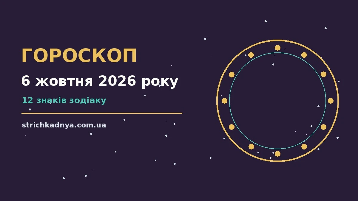 Зоряний гороскоп на 6 жовтня 2026 року, знаки Зодіаку, затишний ранковий настрій