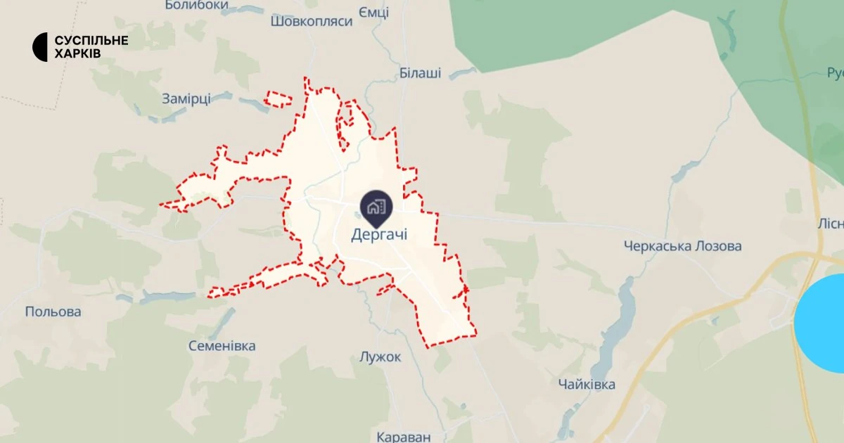 Наслідки удару безпілотника по приватному транспортному підприємству у Дергачах